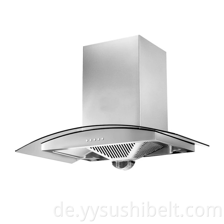 Hanging range hood